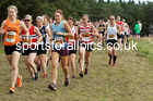 Senior womens 2021 North Eastern Harrier League, Druridge Bay. Photo: David T. Hewitson/Sports for All Pics